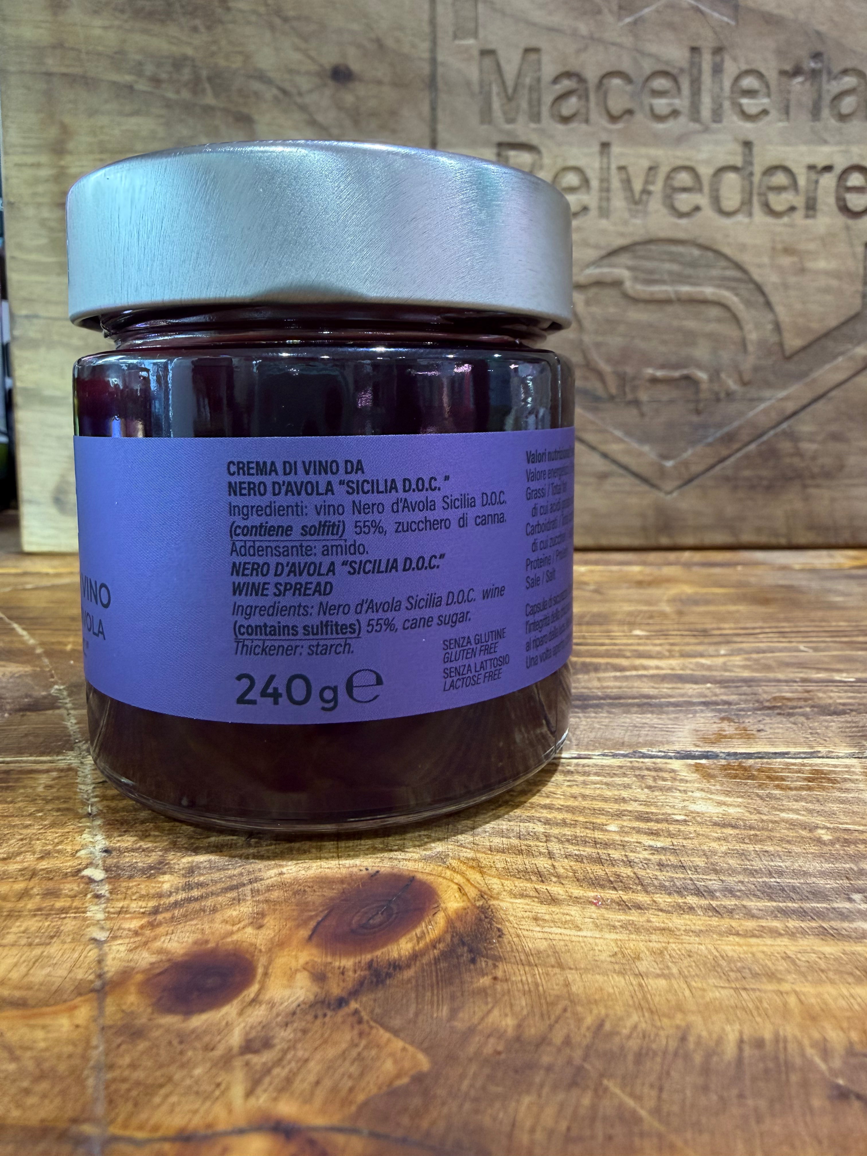 Crema di Vino da Nero d' Avola Sicilia D.O.C