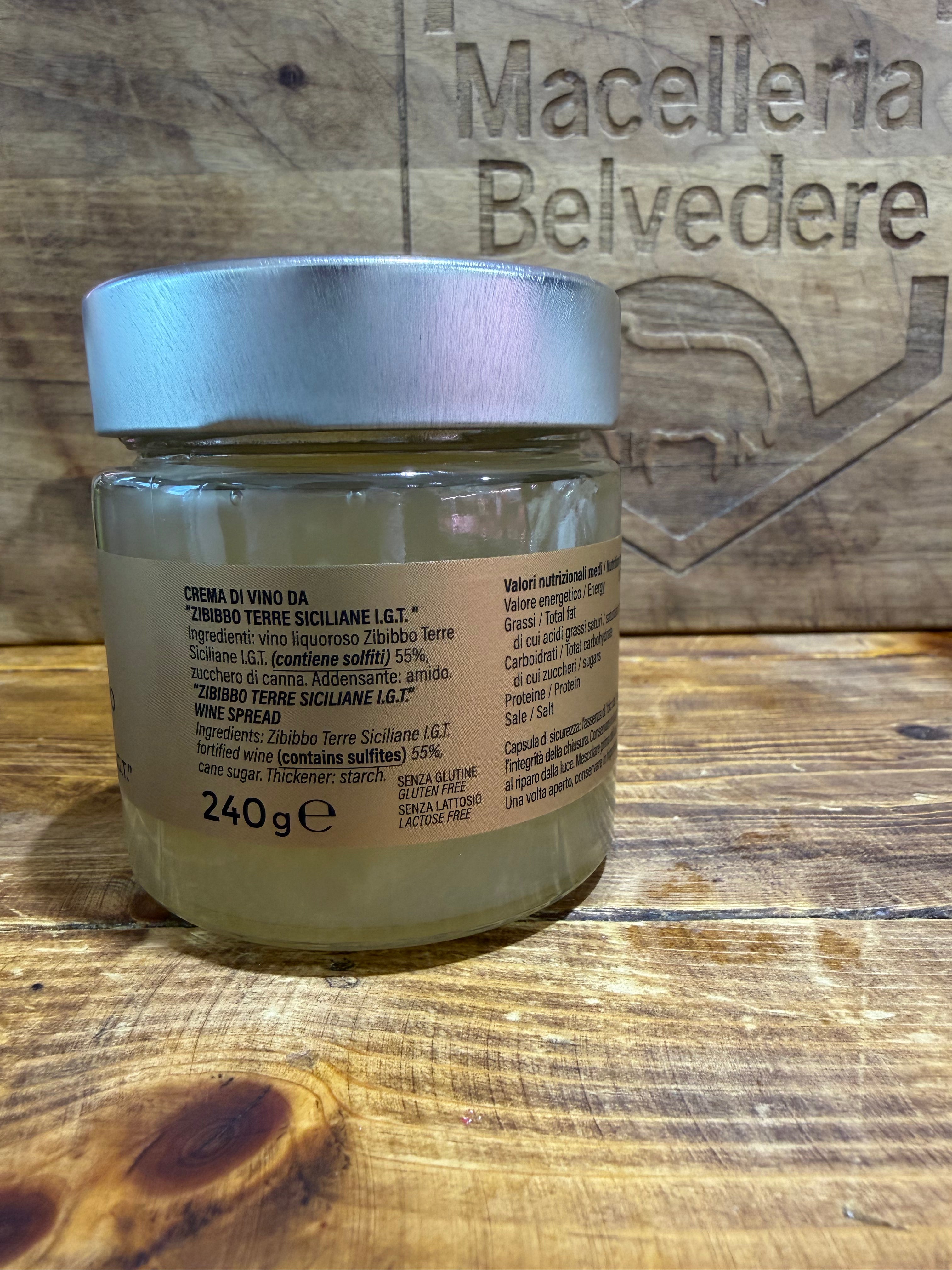 Crema di Vino da "ZIBIBBO TERRE SICILIANE I.G.T"