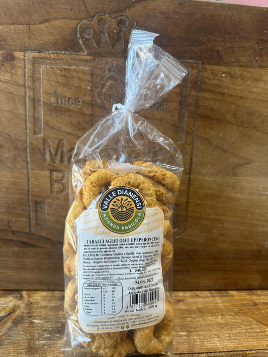 Taralli Fragranti alle Olive Nere