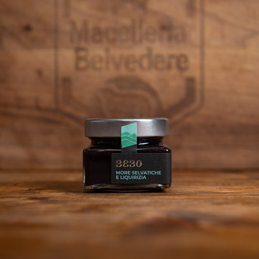 Confettura Neromonte More Selvatiche e liquirizia